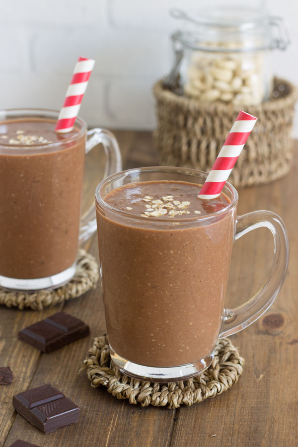 Batido de chocolate saludable | El Cucharón Verde